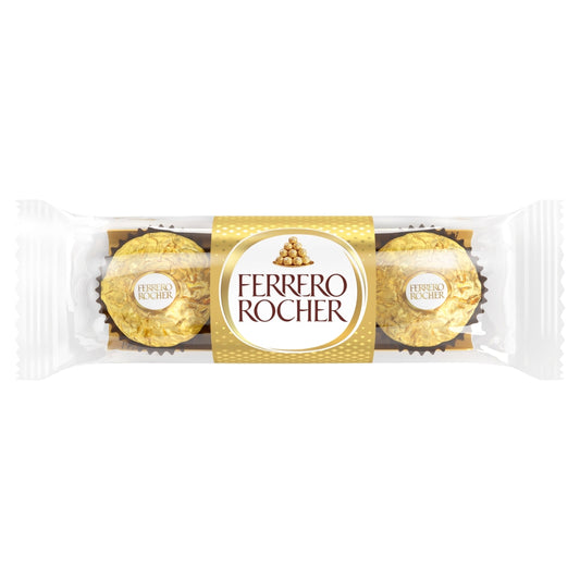 Ferrero Rocher Milk Chocolate Pralines 3 Pieces 37.5g
