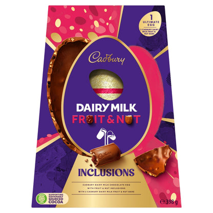 Cadbury Dairy Milk Fruit & Nut Inclusions Ultimate Chocolate Easter Egg 400g