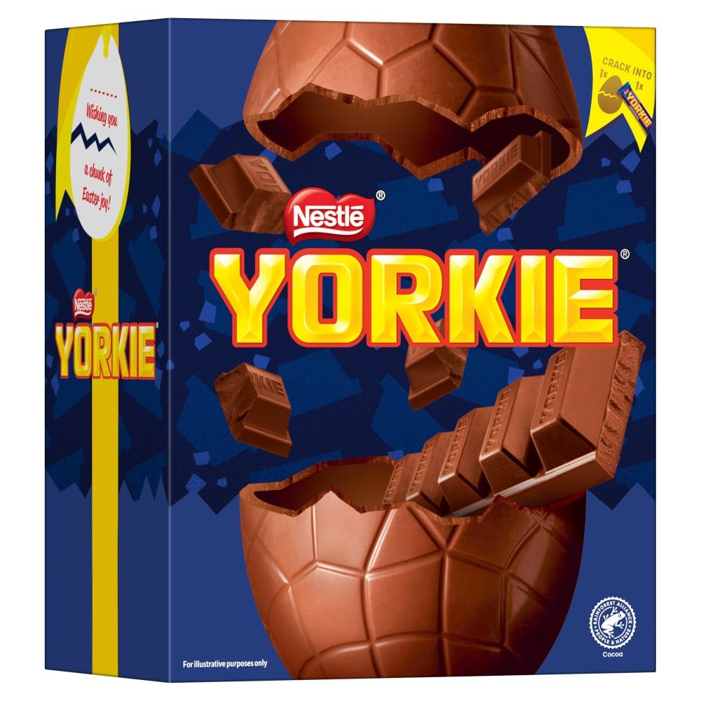 Yorkie Milk Chocolate Large Easter Egg 196g