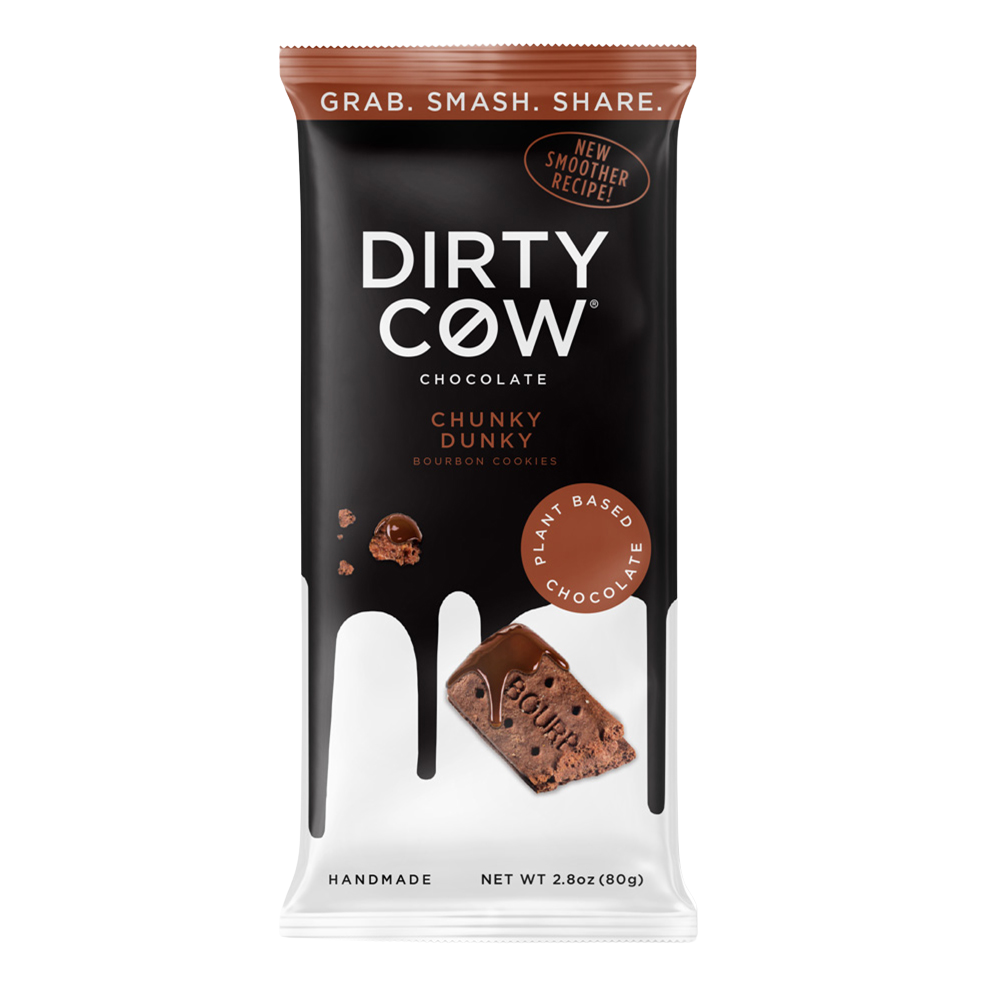 Dirty Cow Chunky Dunky Plant Based Chocolate Bar 80g