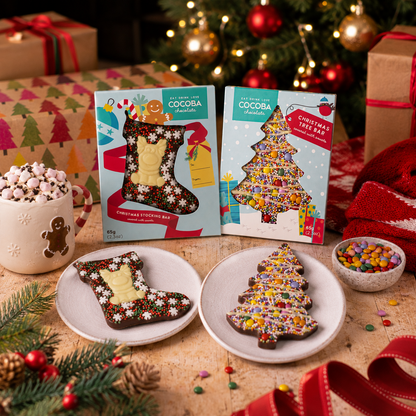 Cocoba Christmas Tree Chocolate Bar