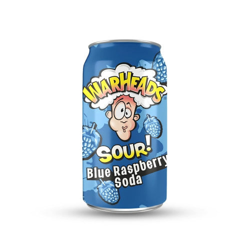 Warheads Sour Blue Raspberry Soda